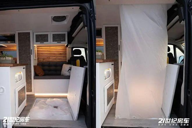 am Promaster露营车把舒适感拉满了不朽情缘游戏网站登录四面环窗仰望星空！这辆R(图4)